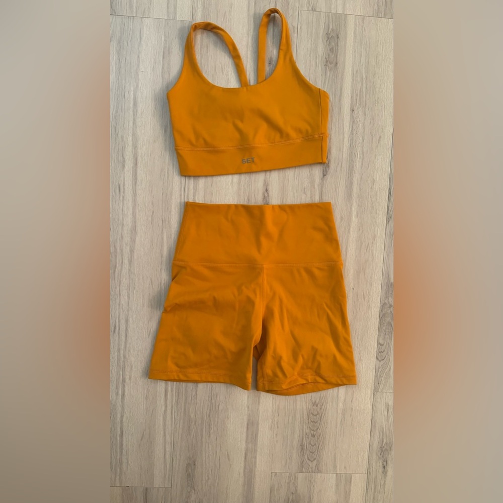 Set Active Biker Short Set